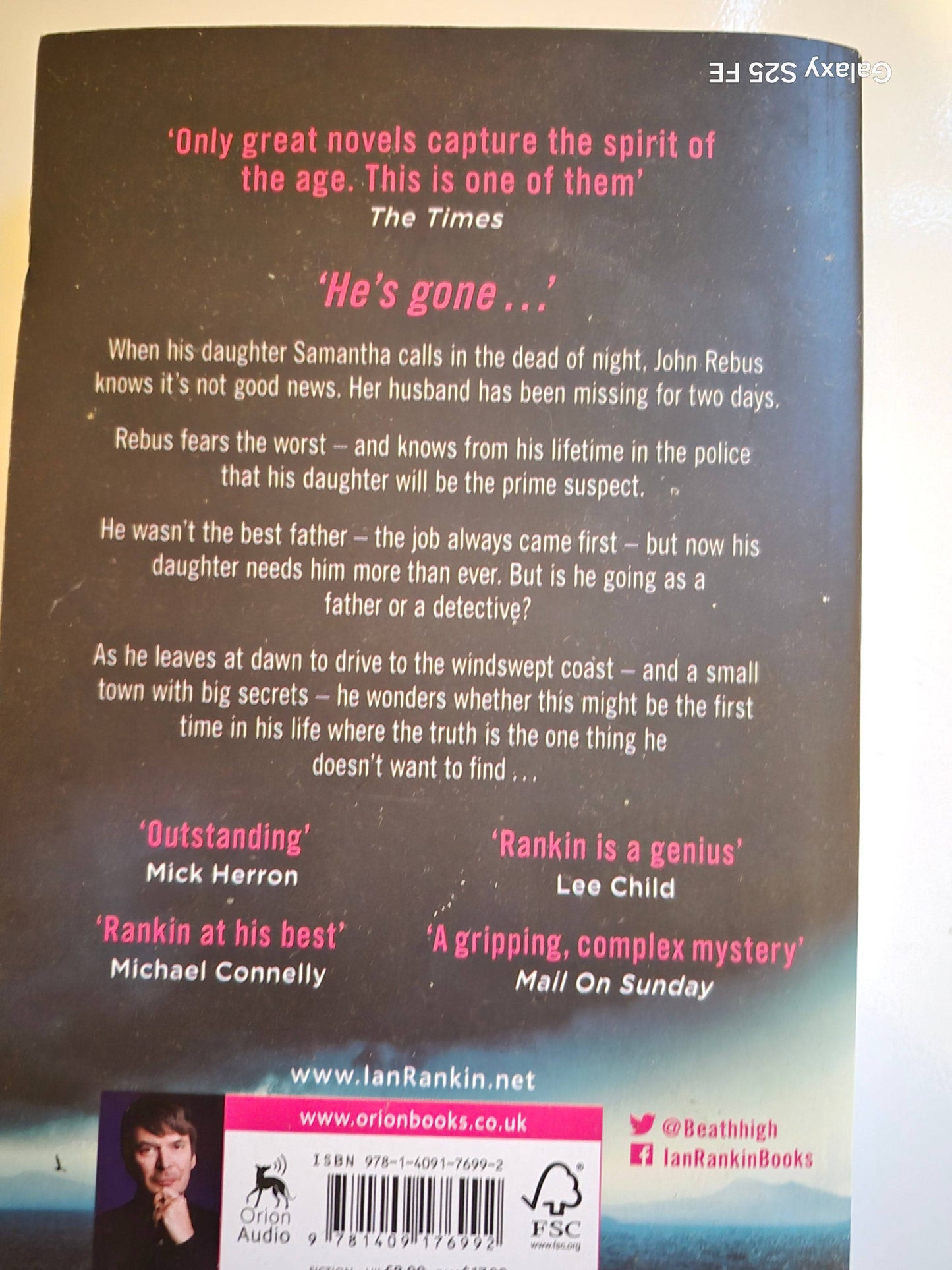 Ian Rankin " A song for the dark times"